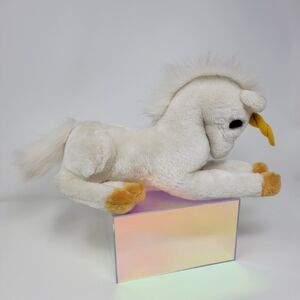 *RARE* VINTAGE 1973 Dakin Unicorn Horse 8" Plushie
